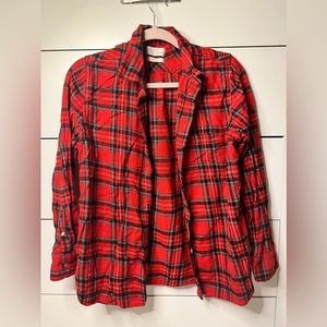 J.Crew Button-Down Flannel Shirt.